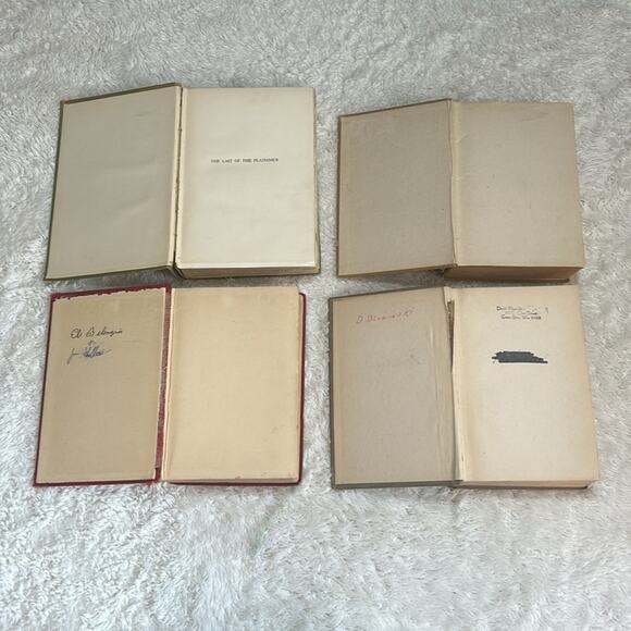 Vtg Zane Grey Lot 4 novels The Last of The Plainsmen First Edition 1908 outing - Picture 2 of 11